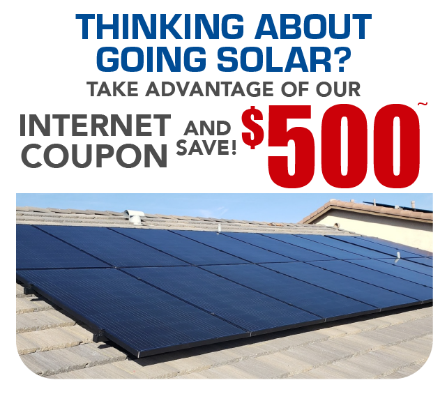 Thinking about going solar? get $500 off just by getting solar